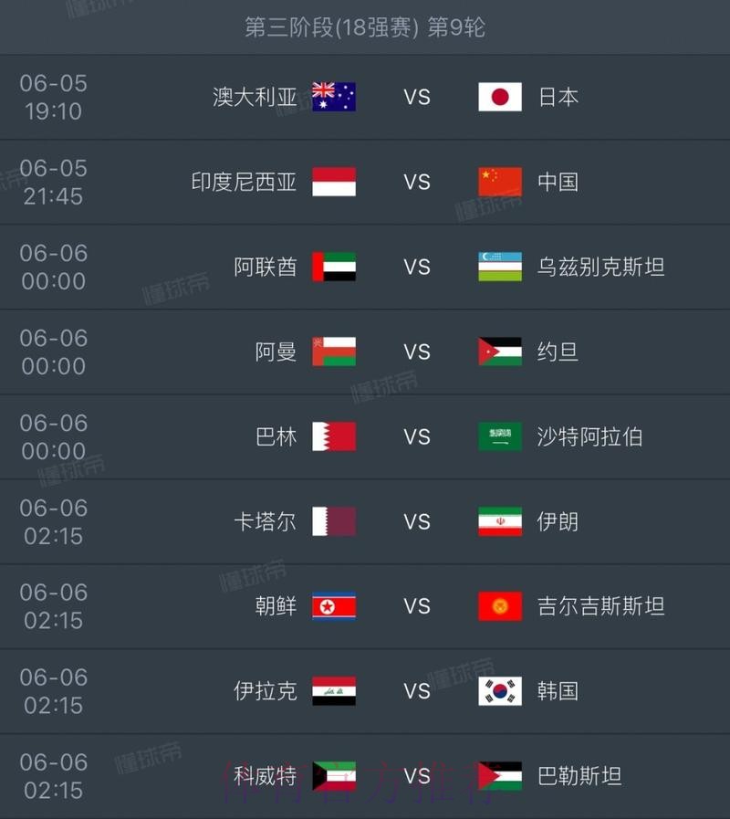 2026世界杯比分中国时间